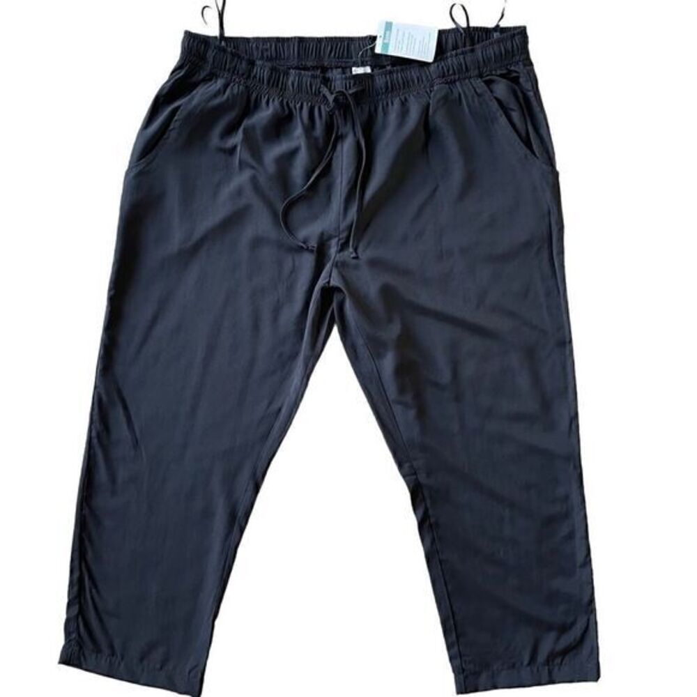 Bonn NWT Lightweight Elastic Waistband Casual Black Leisure Pants Women’s 16P
